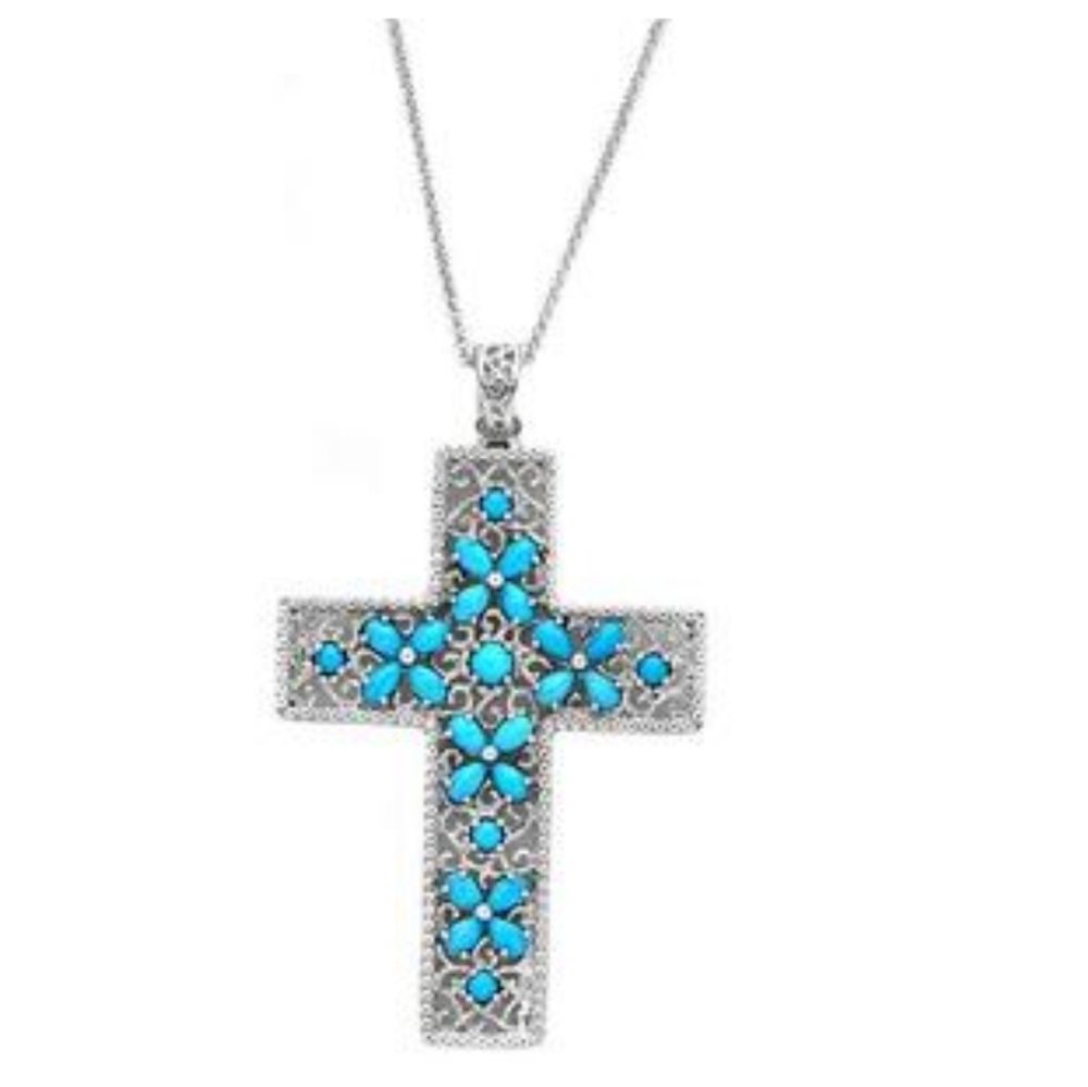 NWOT GENIUNE SLEEPING BEAUTY CROSS